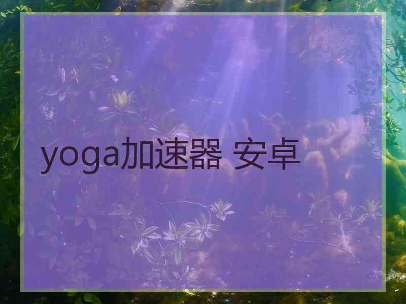yoga加速器 安卓